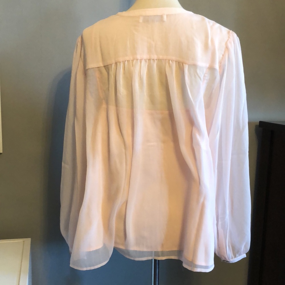COPY - Lucky Brand Smocked Yoke Peasant Blouse - Picture 7 of 13